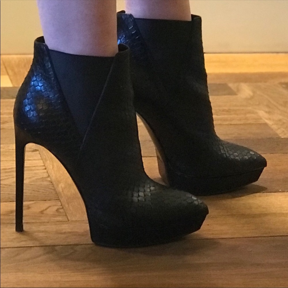 Host Pick! Saint Laurent Black Booties - Picture 11 of 12